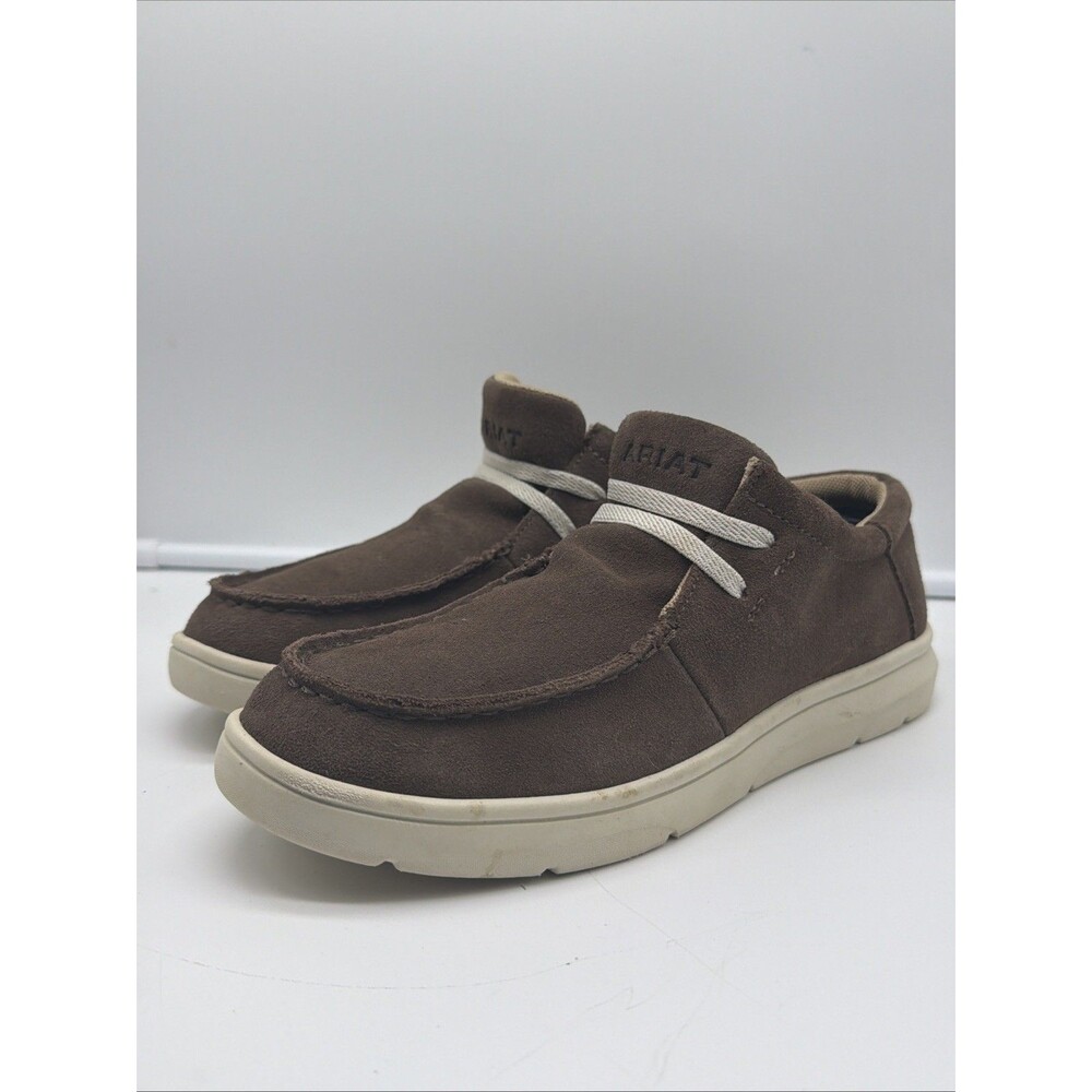 Ariat Hilo Slip on Kids 5C Sneaker Shoe Brown Bomber Suede 10051007